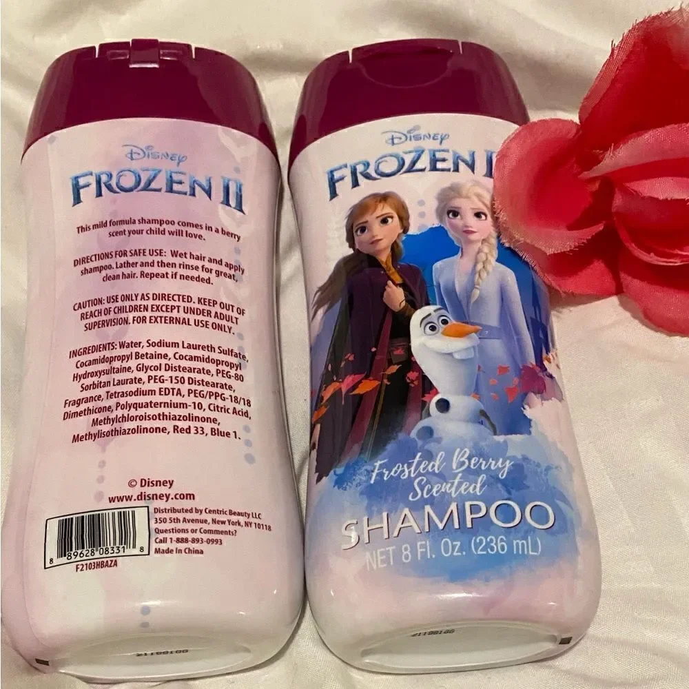 🛍kid’s Disney Frozen ll Frosted Berry Scented Shampoo pack of 2 8 FL.OZ.(236ml)